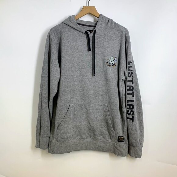 Burton Men's Lost at Last‎ Estevan Cotton Heathered Pullover Hoodie Size M - Picture 1 of 14